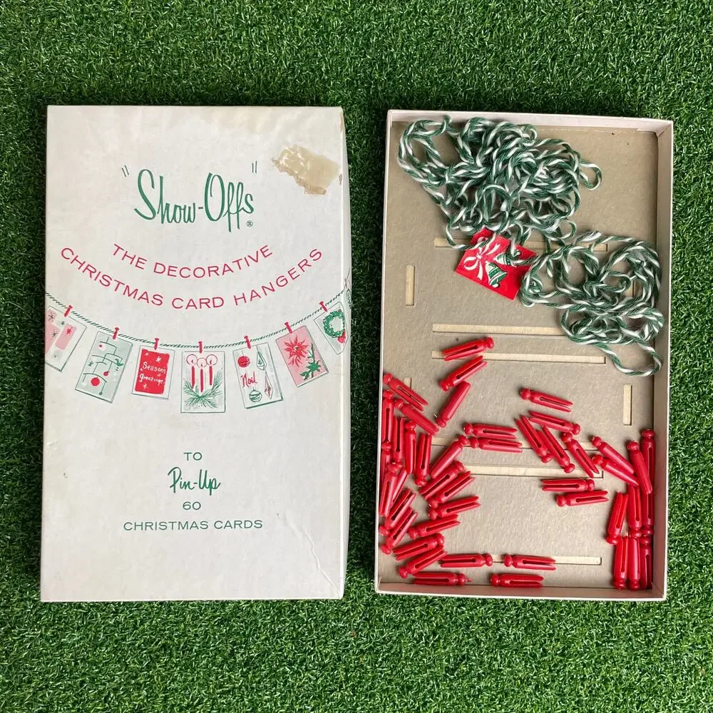 Vintage Show-Offs Decorative Christmas Card Hangers